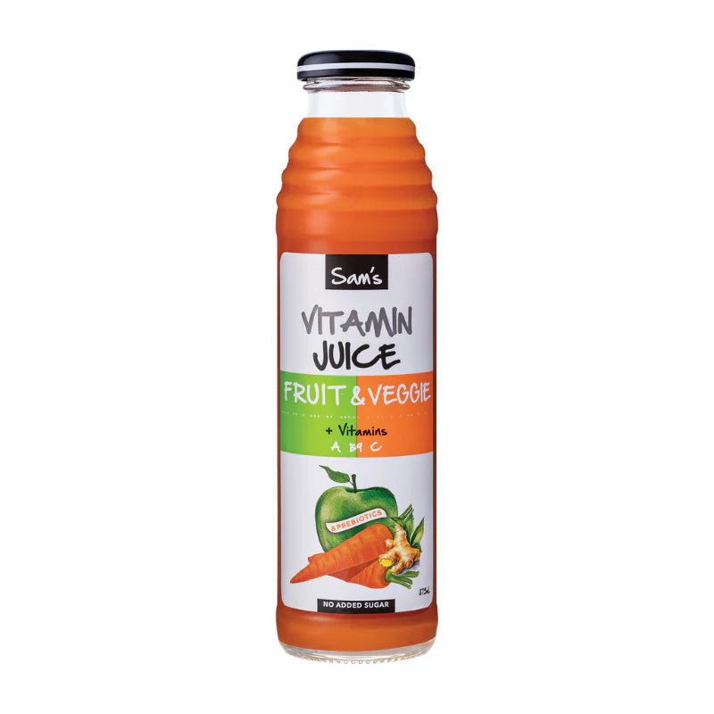 Sam's Vitamin Juice Fruit & Veggie 375ml x12