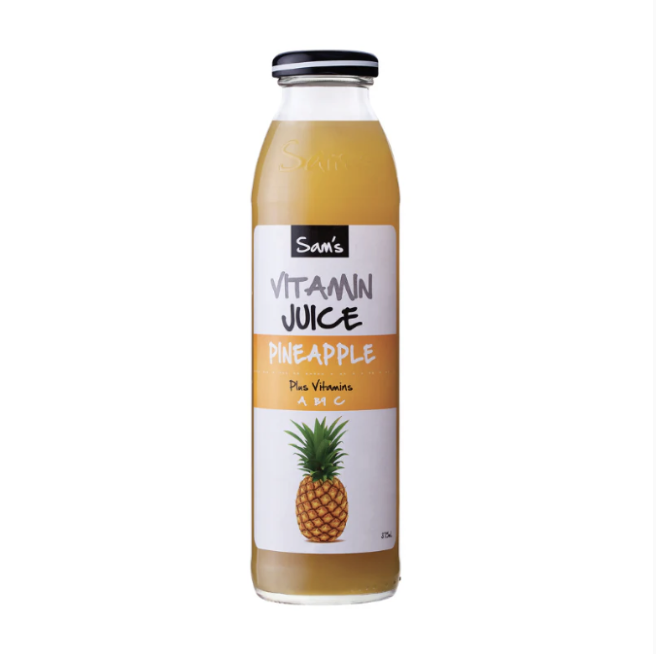 Sam's Vitamin Juice Pineapple 375ml x12