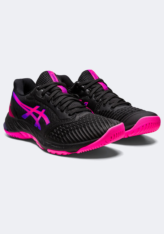 Asics Netburner Ballistic FF 3 (Black/Pink Glo) - 6 US Womens