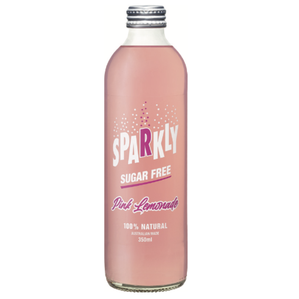 Sparkly Sugar Free Pink Lemonade 350mL (Case of 12)