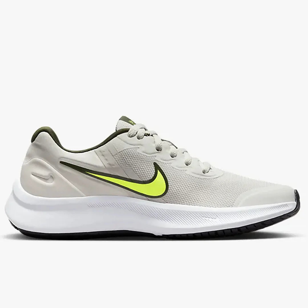 Nike Star Runner 3 Grade School Unisex Shoes Cream Gray DA2776-011