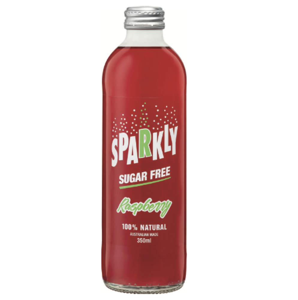 Sparkly Sugar Free Raspberry 350mL (Case of 12)